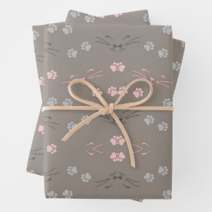 CAT GESCHENKPAPIER SET