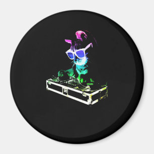Cat Gift   Cat DJ Sehr Cool Magnet