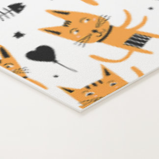 Cat Gift | Niedliches Katzenmuster Childisch Yogamatte