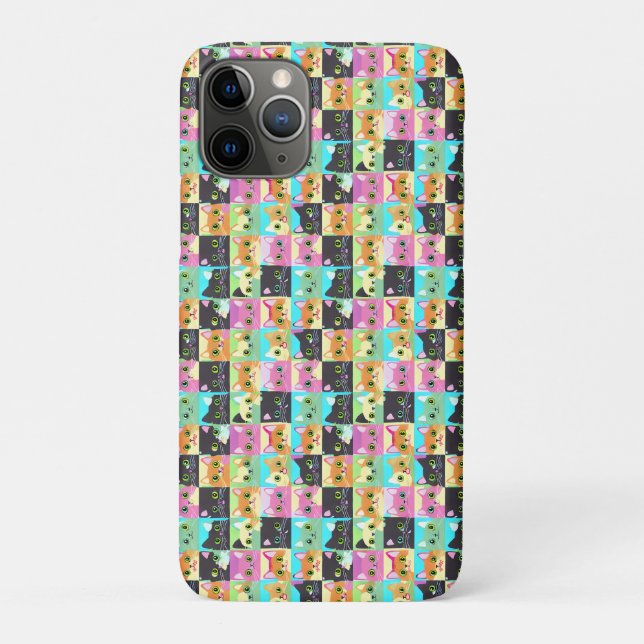 Cat Gift | Niedliches Kawaii Cat Pattern Case-Mate iPhone Hülle (Rückseite)