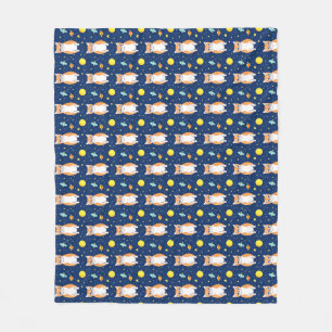 Cat Gift   Space Cat Pattern Graphic Fleecedecke