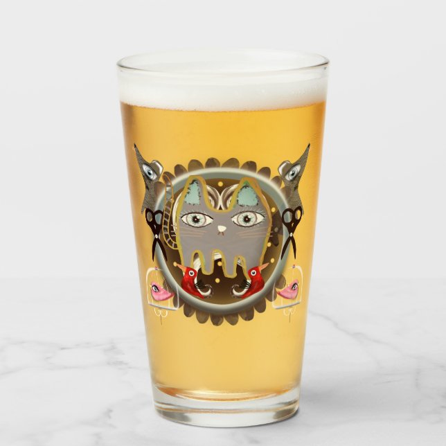CAT GLAS (Vorne (Gefüllt))