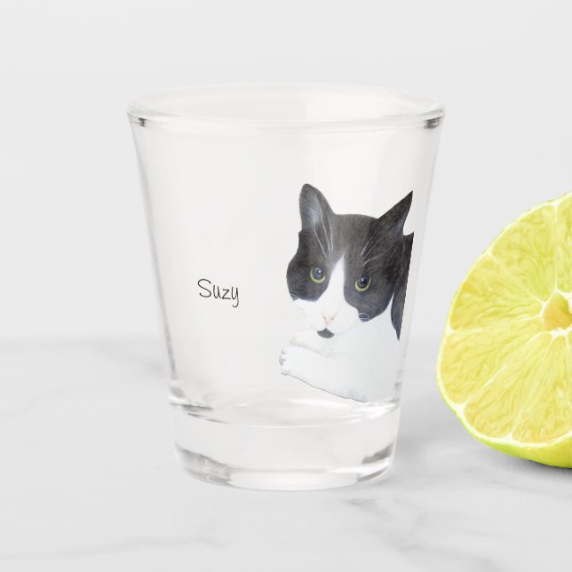 Cat Glass Schnapsglas (Vorderseite)