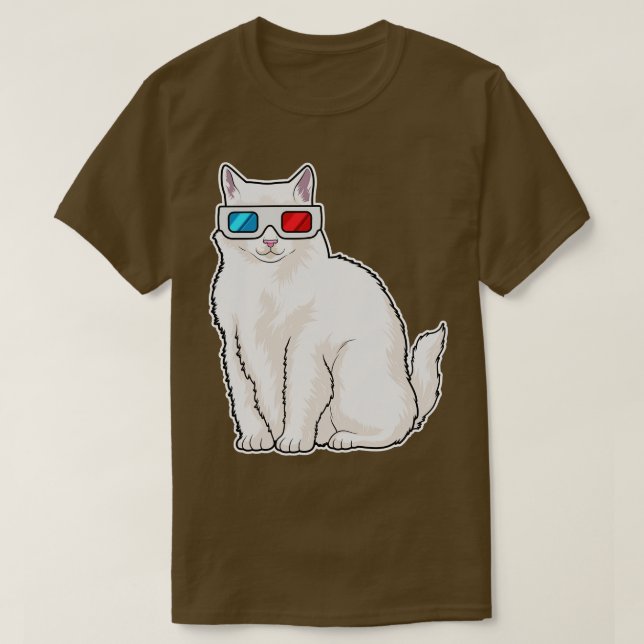 Cat Glasses T-Shirt (Design vorne)