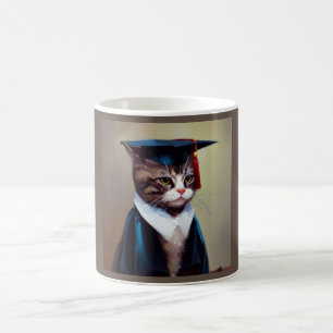 Cat Graduate Kaffeetasse