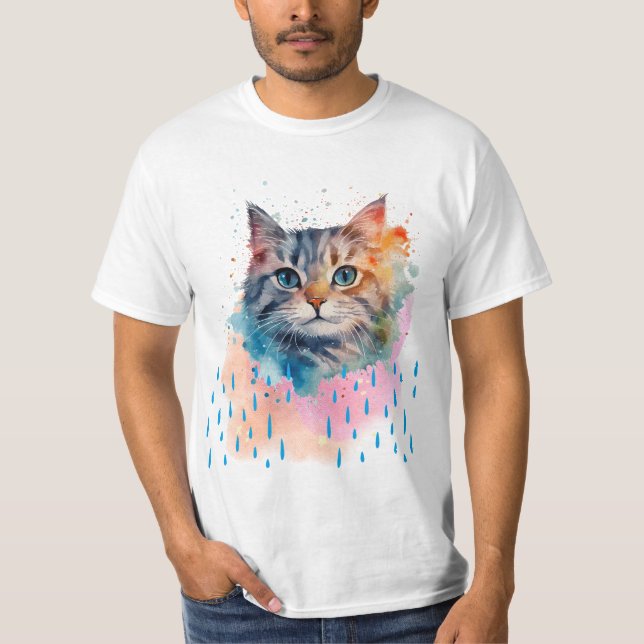 Cat-Grafik-T - Shirt (Vorderseite)