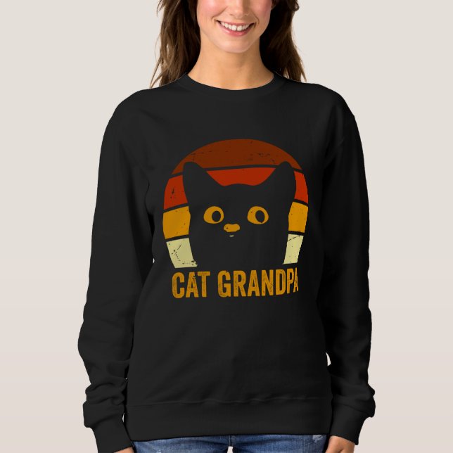 Cat Grandpa Sweatshirt (Vorderseite)