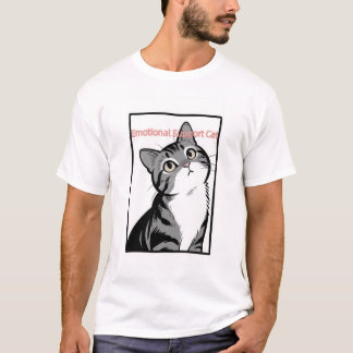 Cat Graphic T - Shirt für emotionale Unterstützung