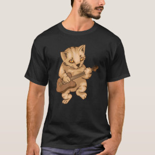 Cat Guitar Meow Collection für Musik T-Shirt