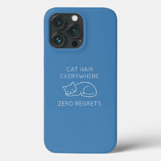 Cat hair everywhere zero regrets Case-Mate iPhone hülle