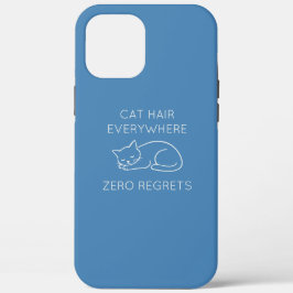 Cat hair everywhere zero regrets Case-Mate iPhone hülle