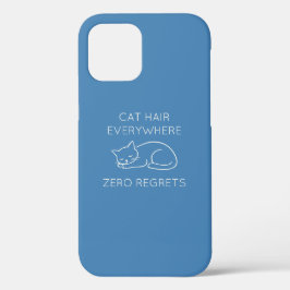 Cat hair everywhere zero regrets Case-Mate iPhone hülle
