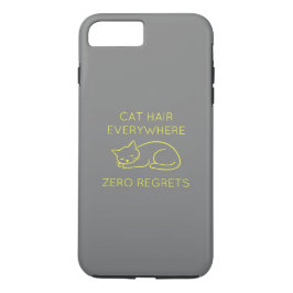 Cat hair everywhere zero regrets Case-Mate iPhone hülle