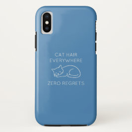 Cat hair everywhere zero regrets Case-Mate iPhone hülle