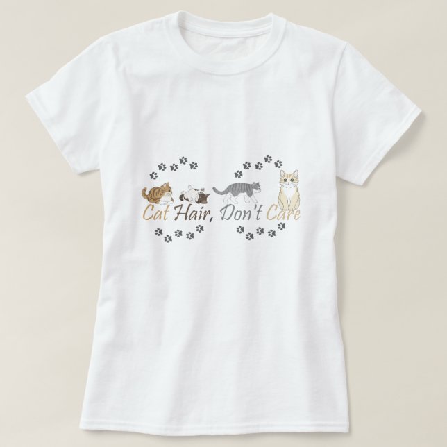 Cat Hair T-Shirt (Design vorne)