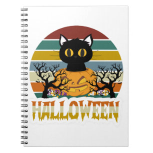 Cat Halloween Notizblock