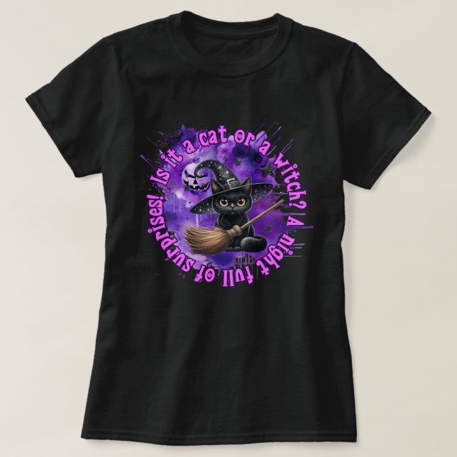 Cat Halloween Shirt (Design vorne)