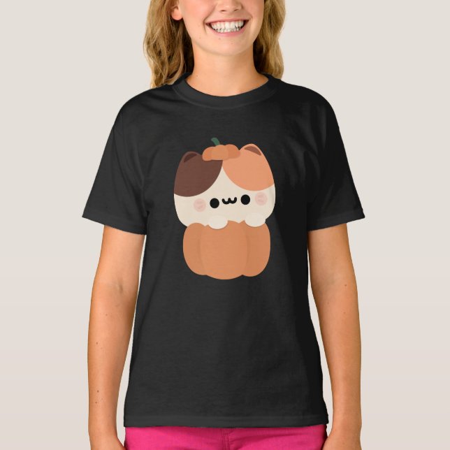 Cat Halloween T-Shirt (Vorderseite)