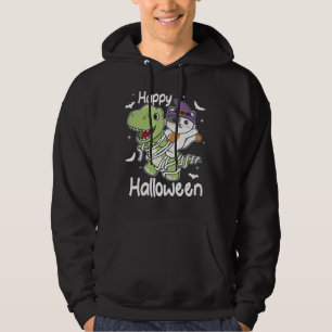 Cat Happy Halloween T-rex Mummy-Kostüm Hoodie