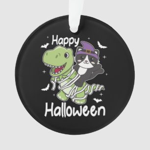 Cat Happy Halloween T-rex Mummy-Kostüm Ornament