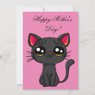 Cat Happy Mother Day Einladung