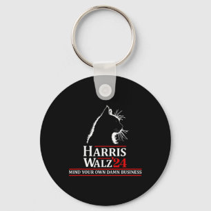 Cat Harris Walz 2024 Kamala Harris 2024 Tim Walz 2 Schlüsselanhänger