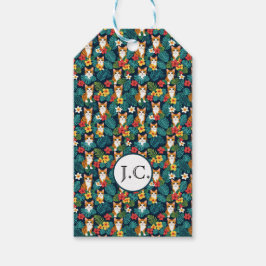 Cat Hawaiian Shirt Muster tropische Ingwer Geschenkanhänger