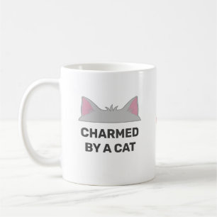 Cat Head & Personalisiert Funny Cat Zitat Kaffeetasse