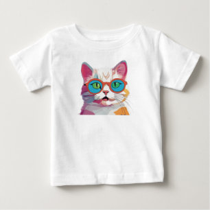 Cat Head Tragegläser Clipart Baby T-shirt