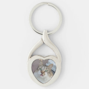 Cat Heart Keychain Schlüsselanhänger