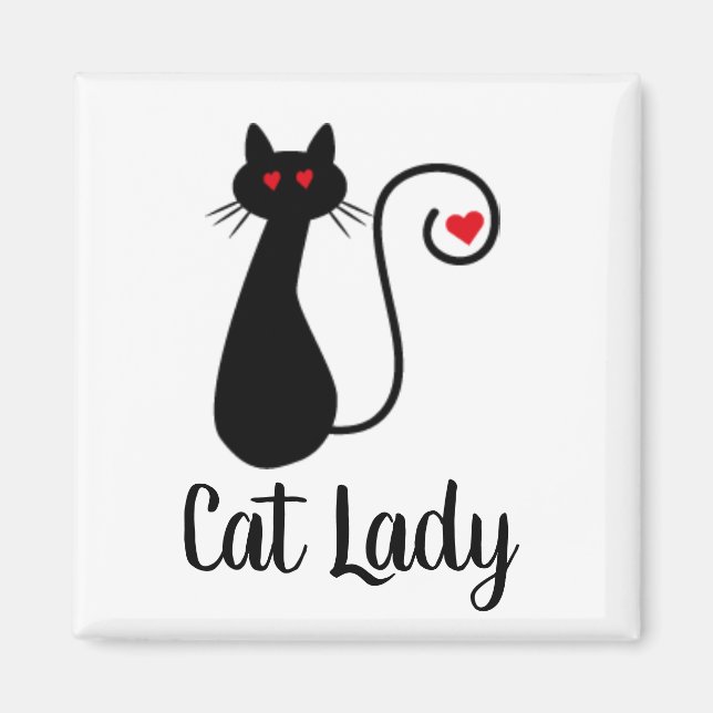 Cat Heart Magnet (Vorne)