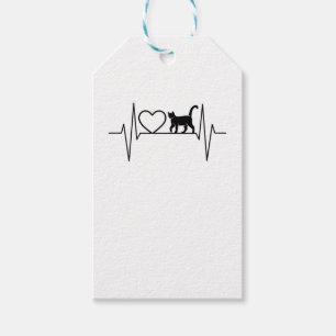 Cat Heartbeat Geschenkanhänger