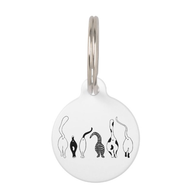 Cat-Hintern Haustiermarke (Vorderseite)