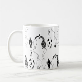 Cat Hintern Muster Kaffeetasse