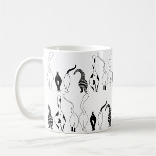 Cat Hintern Muster Kaffeetasse