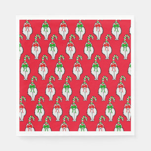 Cat Hintern Weihnachten Serviette