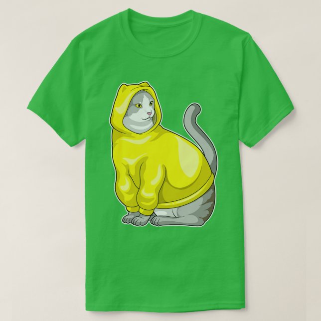 Cat Hoodie T-Shirt (Design vorne)