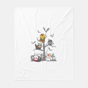 Cat Horror Movies Lazy Halloween Kostüm für Felin Fleecedecke