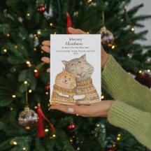 Cat Hug Meowy Weihnachten & Zweck Neujahr