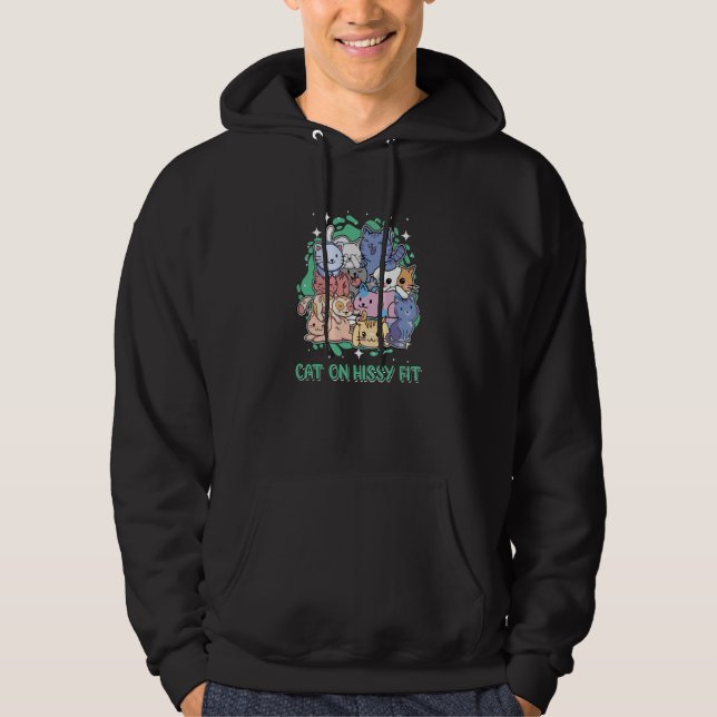 Cat Humor Kitten Animal Pun Hoodie (Vorderseite)