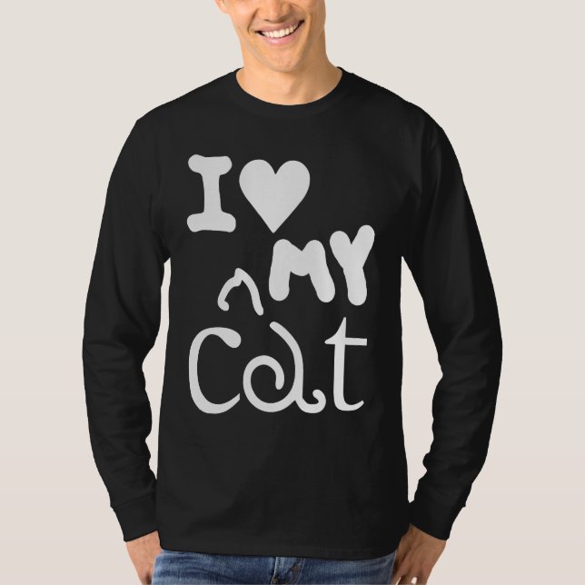 Cat   I Love My Cat 1 T-Shirt (Vorderseite)
