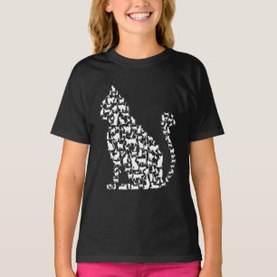 Cat Icons Illustration Design T-Shirt
