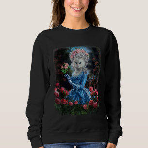 , Cat Impersonate Marie Antoinette Queen of France Sweatshirt