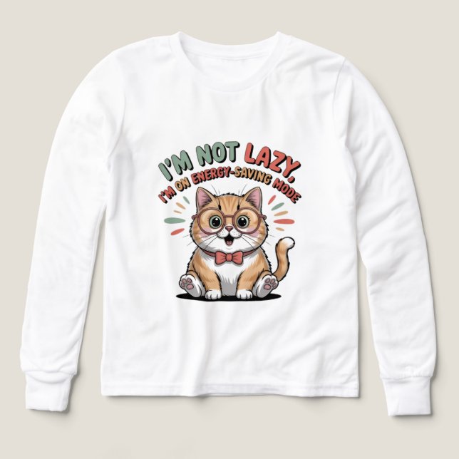 Cat in Energy Saving Mode (Design Vorderseite)