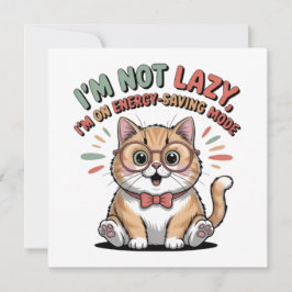 Cat in Energy Saving Mode