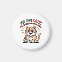 Cat in Energy Saving Mode Magnet