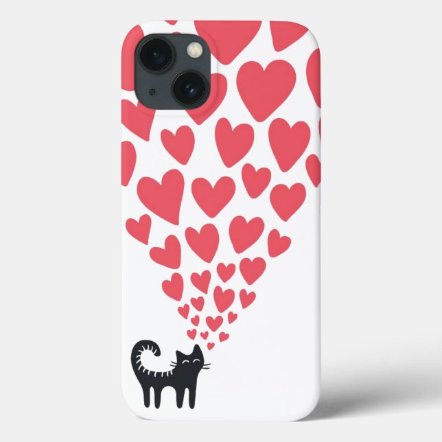 Cat in Love Case-Mate iPhone Hülle (Rückseite)
