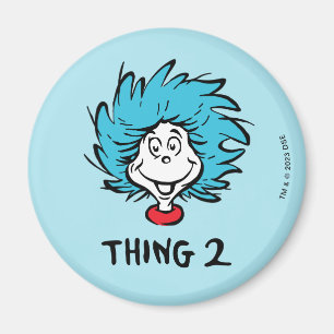 Cat in the Hat   Thing 1 Thing 2 - Thing 2 Magnet