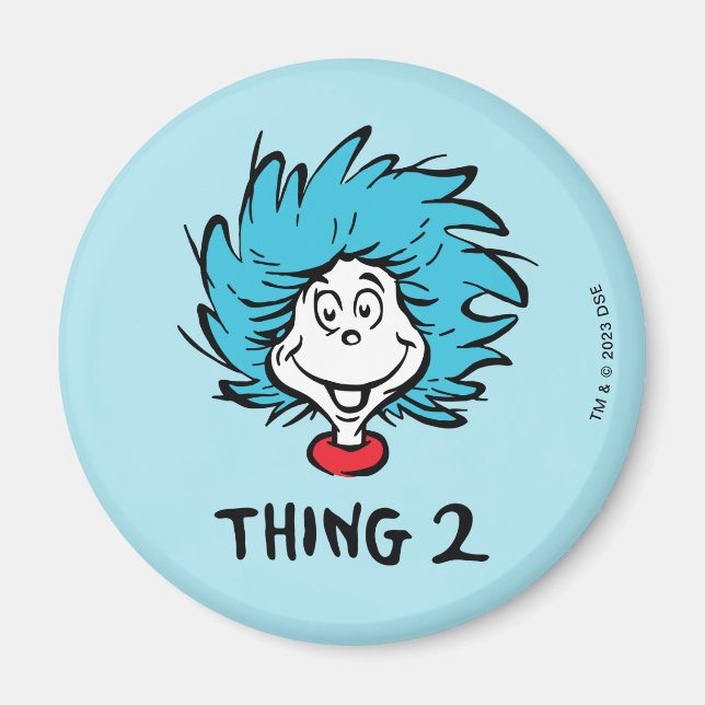Cat in the Hat | Thing 1 Thing 2 - Thing 2 Magnet (Vorne)