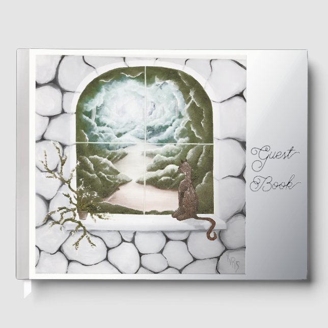 Cat in the Window Gästebuch (Vorderseite)